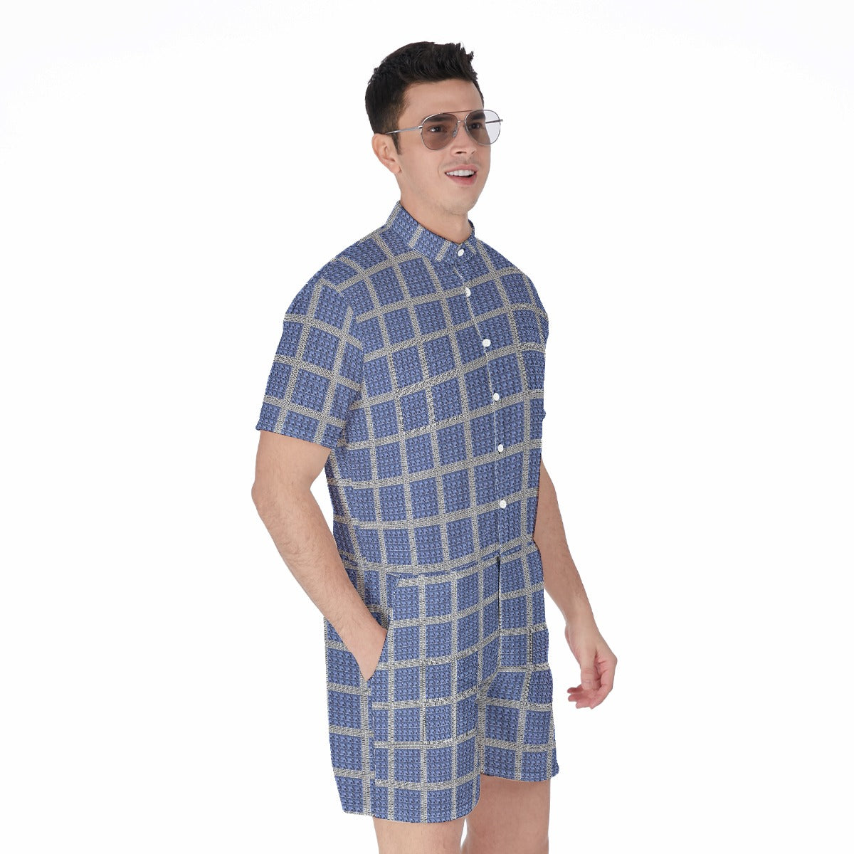 All-Over Print Men's Rompers