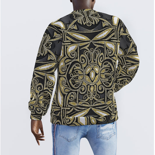 All-Over Print Men's Sweater