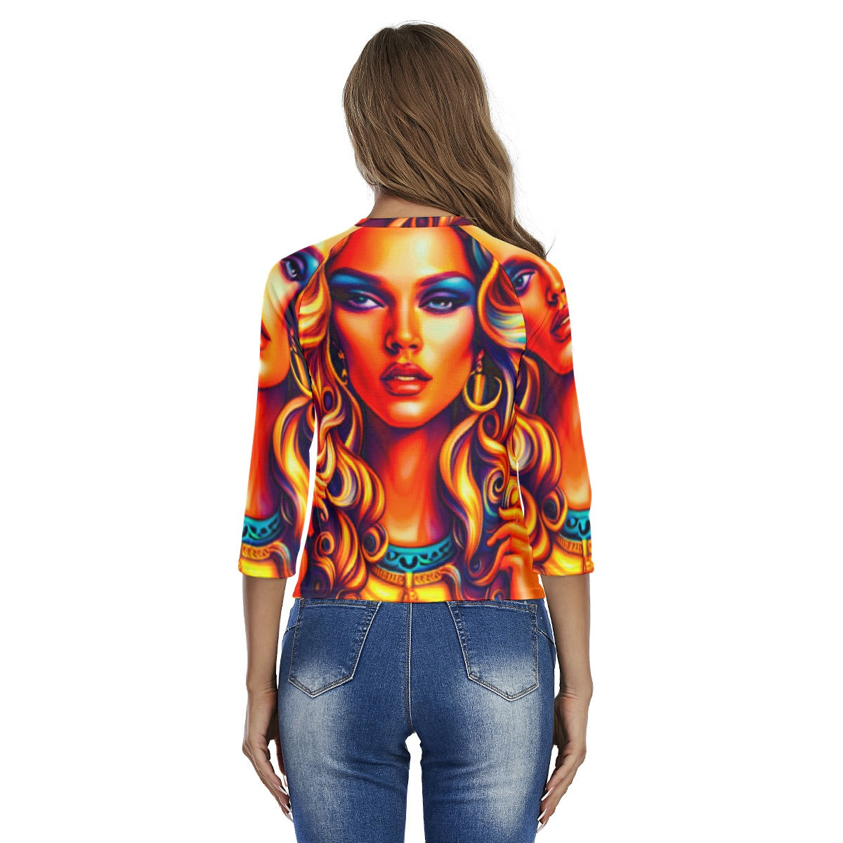 All-Over Print Women's Raglan Sleeves T-shirts