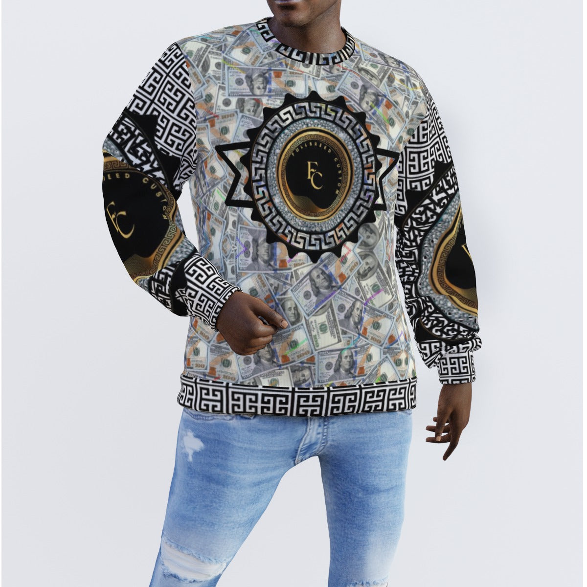 Print Men's Sweater