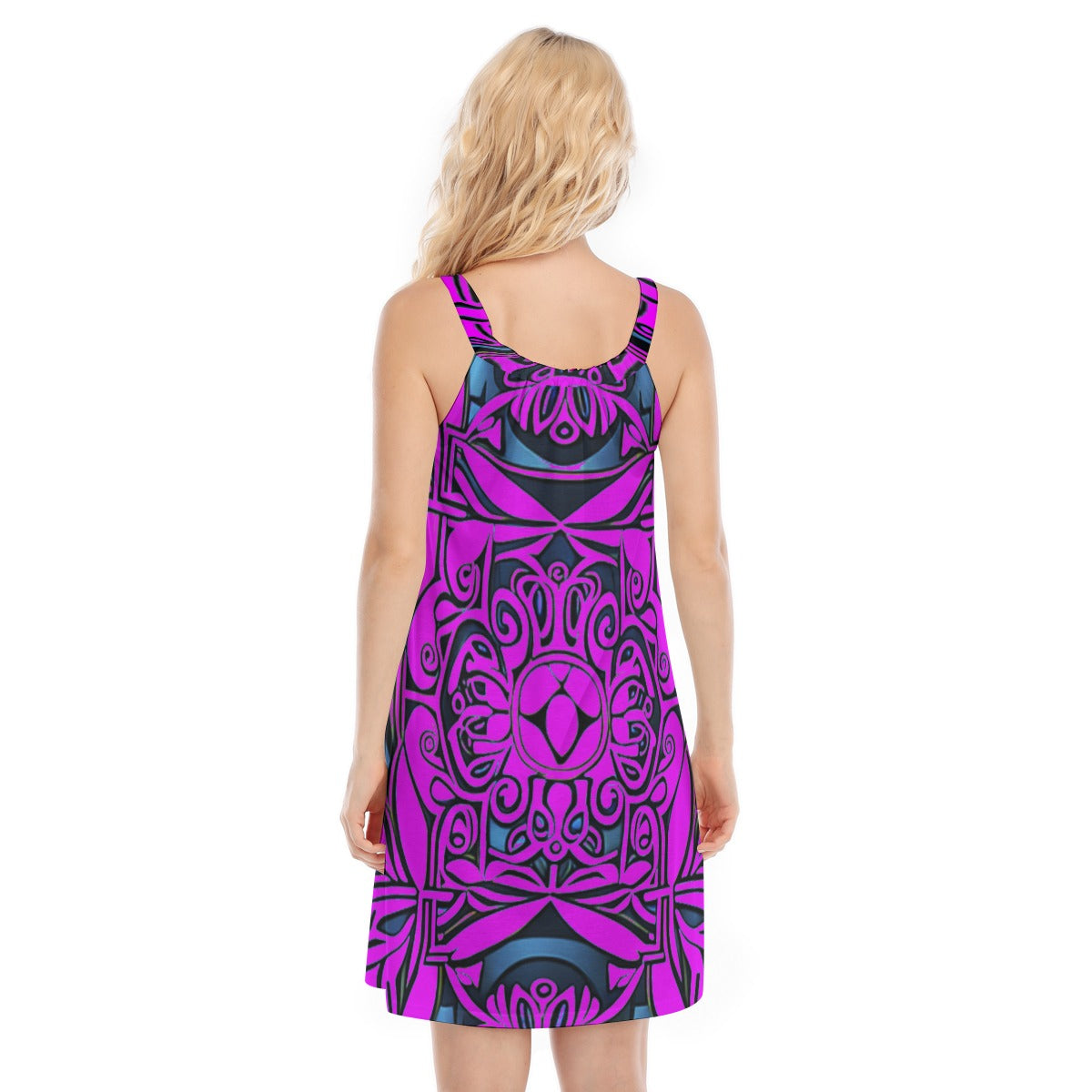 All-Over Print Women's Sleeveless Cami Dress