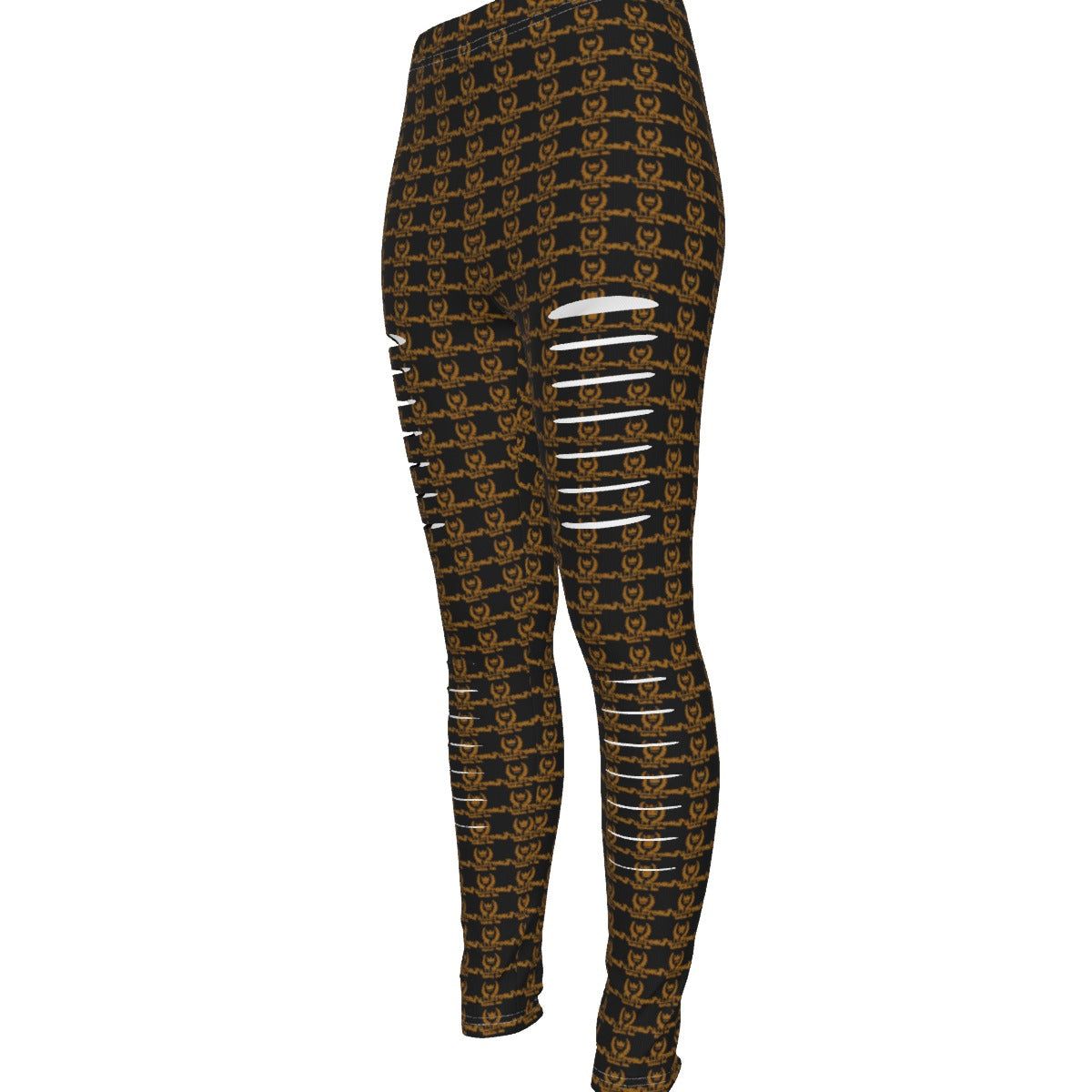 FullbreedBoutique Print Women's Ripped Leggings