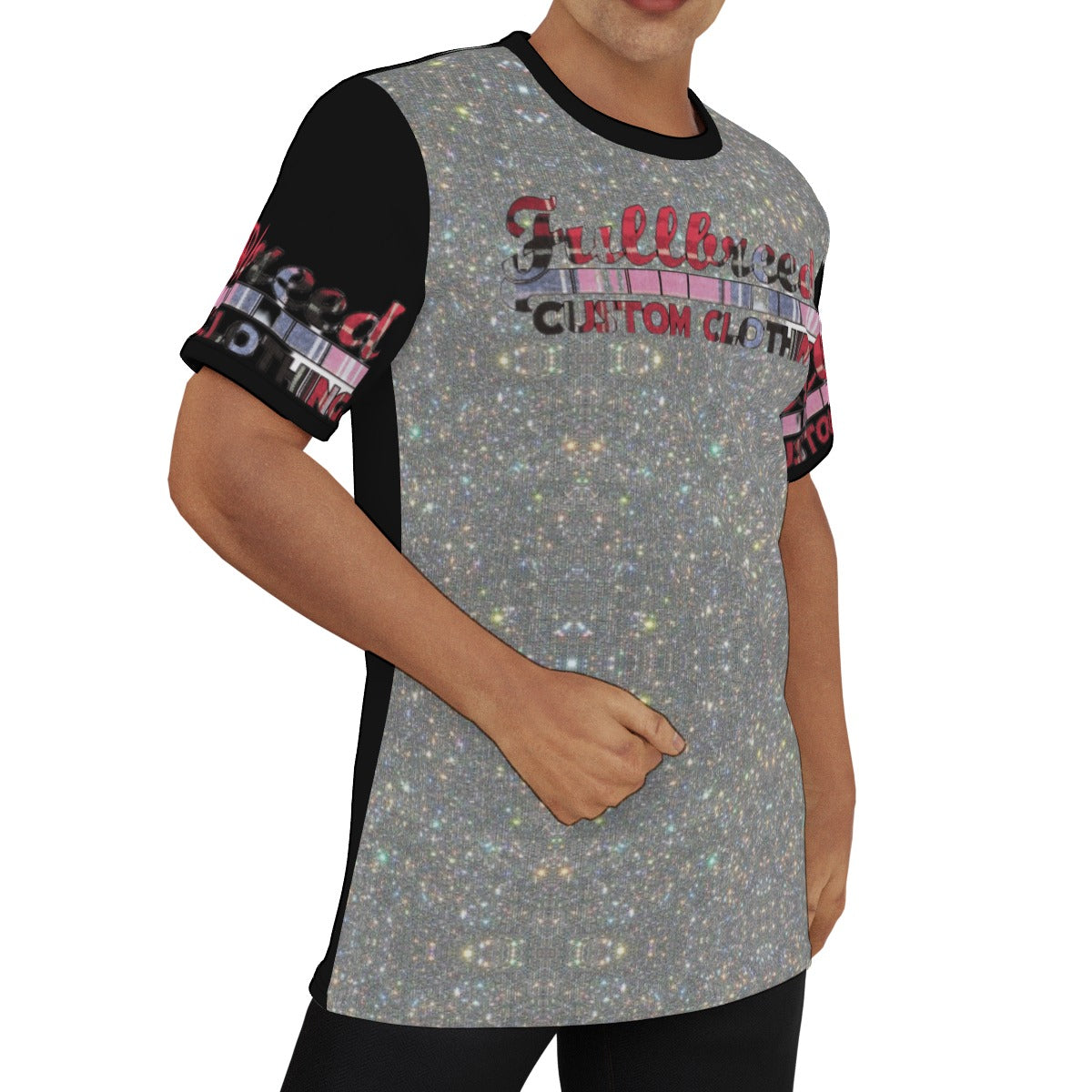 Eco-friendly All-Over Print Men's Short Sleeve T-shirt