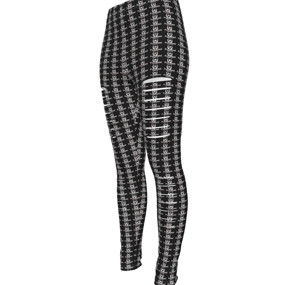 fullbreedboutique Print Women's Ripped Leggings