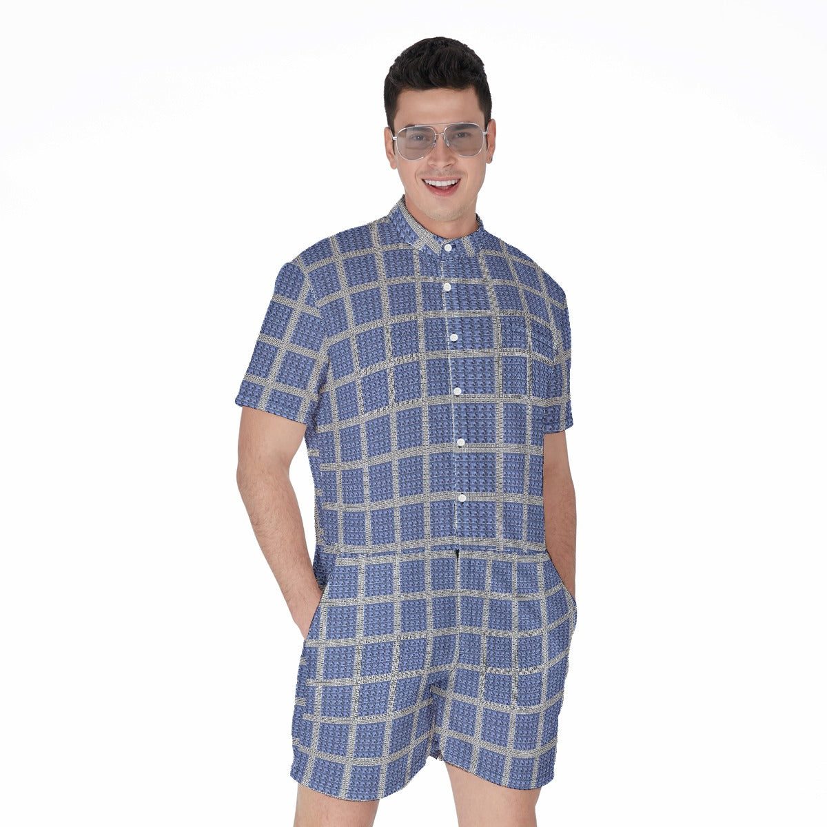 All-Over Print Men's Rompers