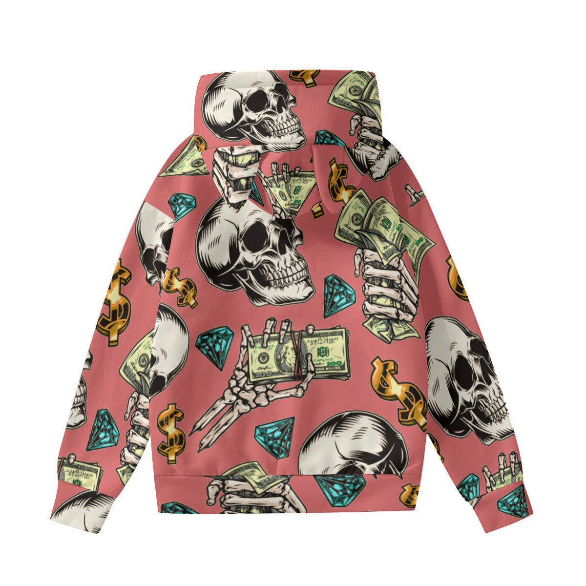 fullbreedboutique Print Women’s Hoodie With Decorative Ears