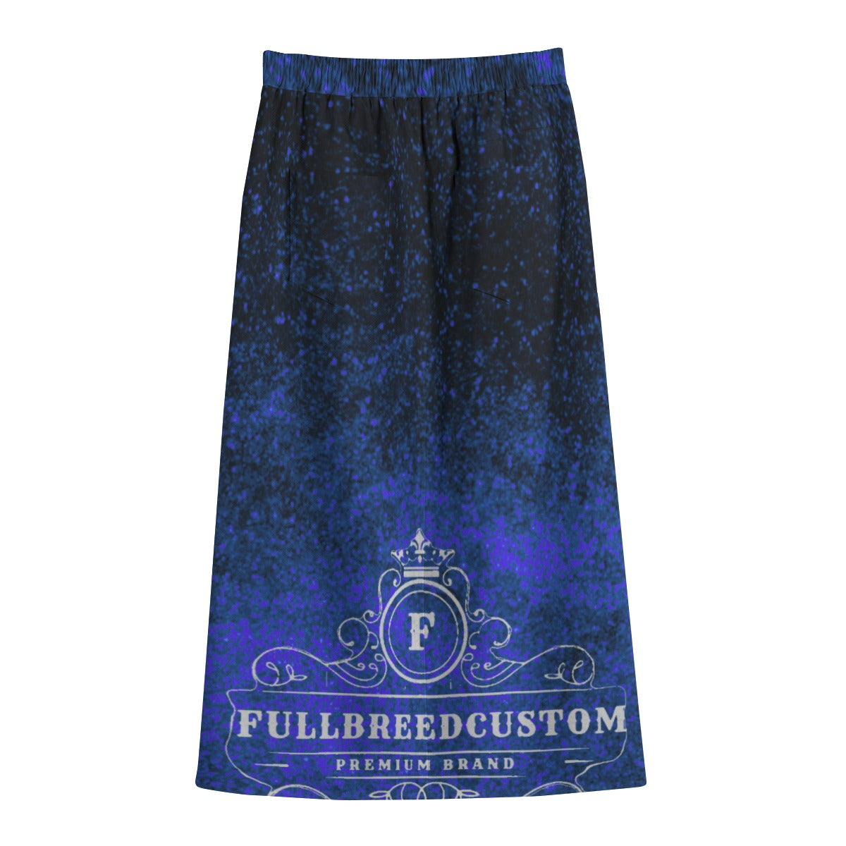 All-Over Print Women's Front Mid-slit Skirt | 245GSM Cotton