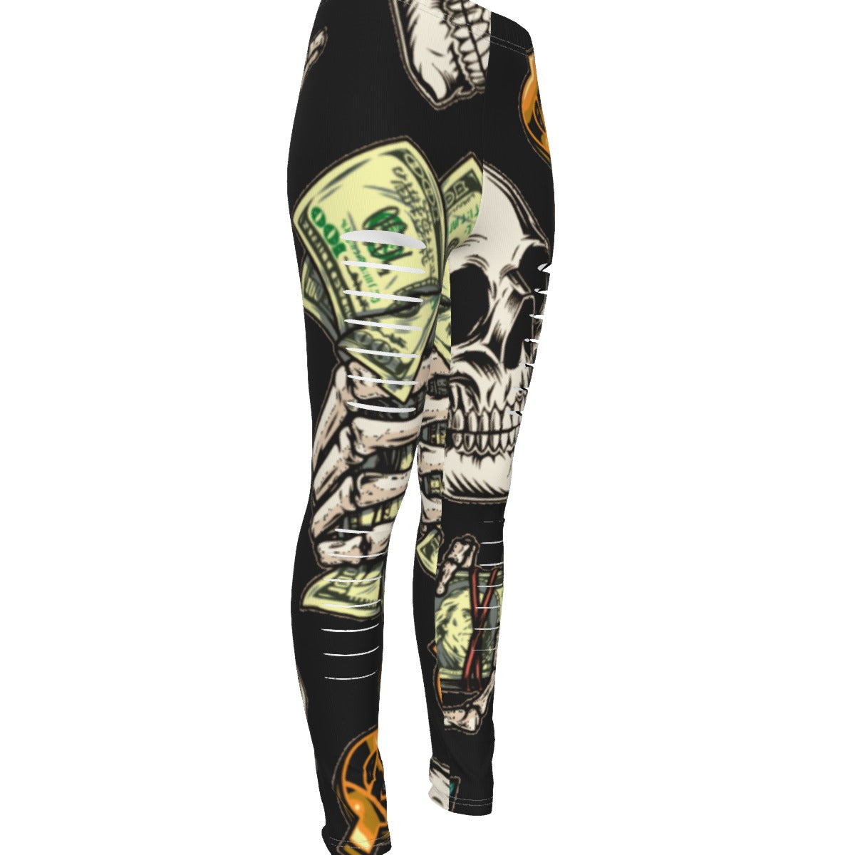 fullbreedboutique Print Women's Ripped Leggings