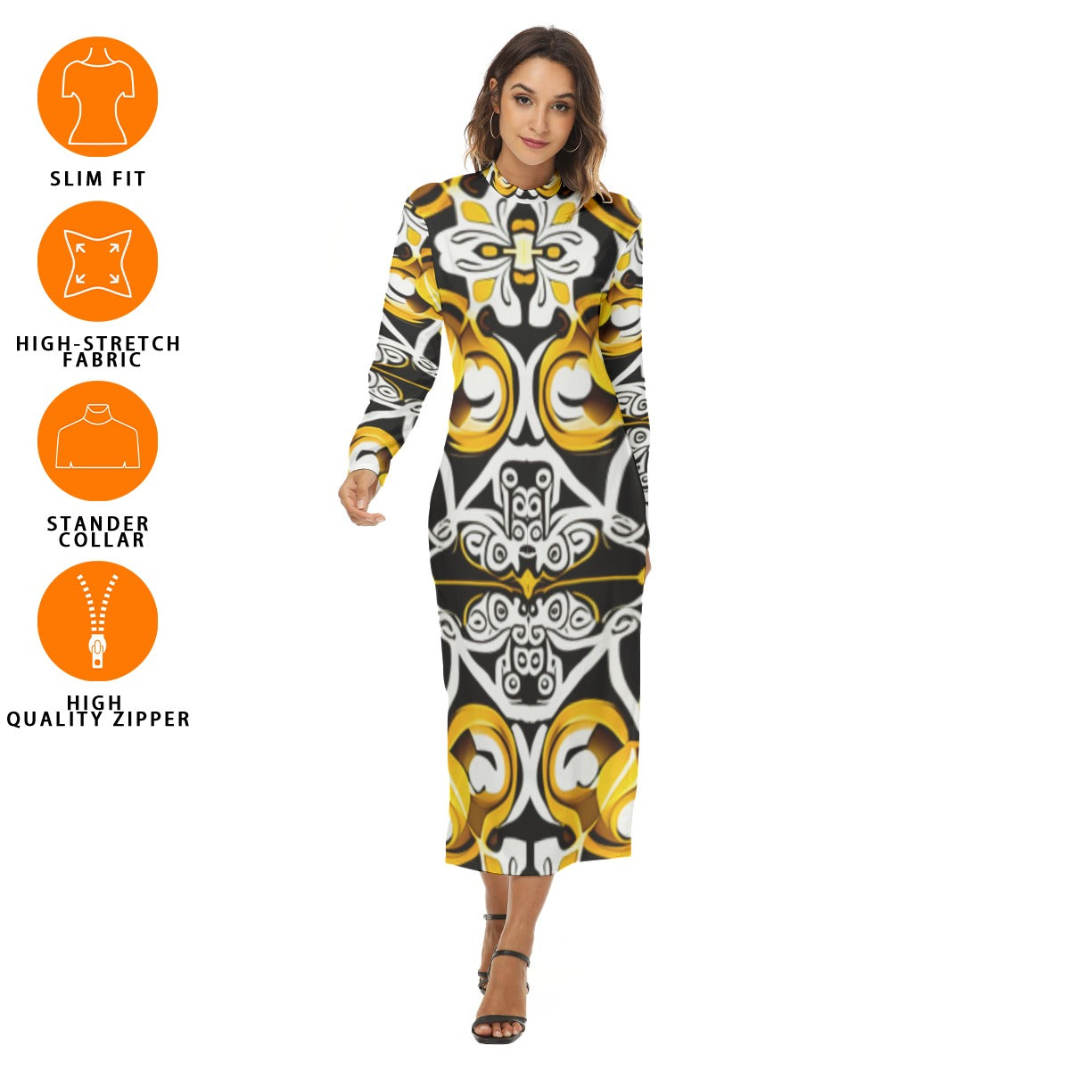 All-Over Print Women's Hip Dress