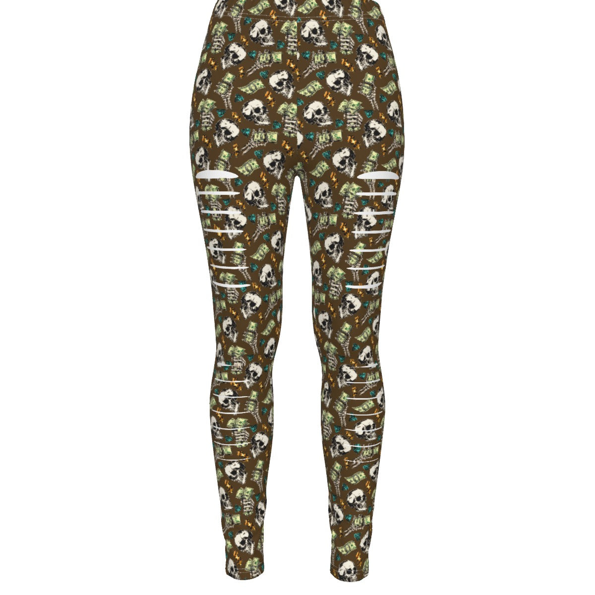 fullbreedboutique Print Women's Ripped Leggings