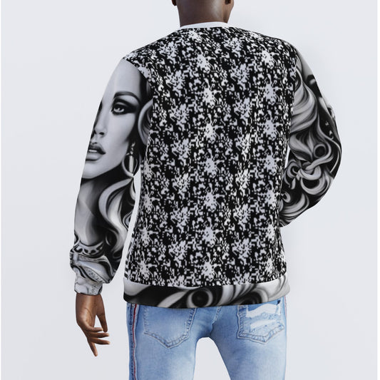 All-Over Print Men's Sweater