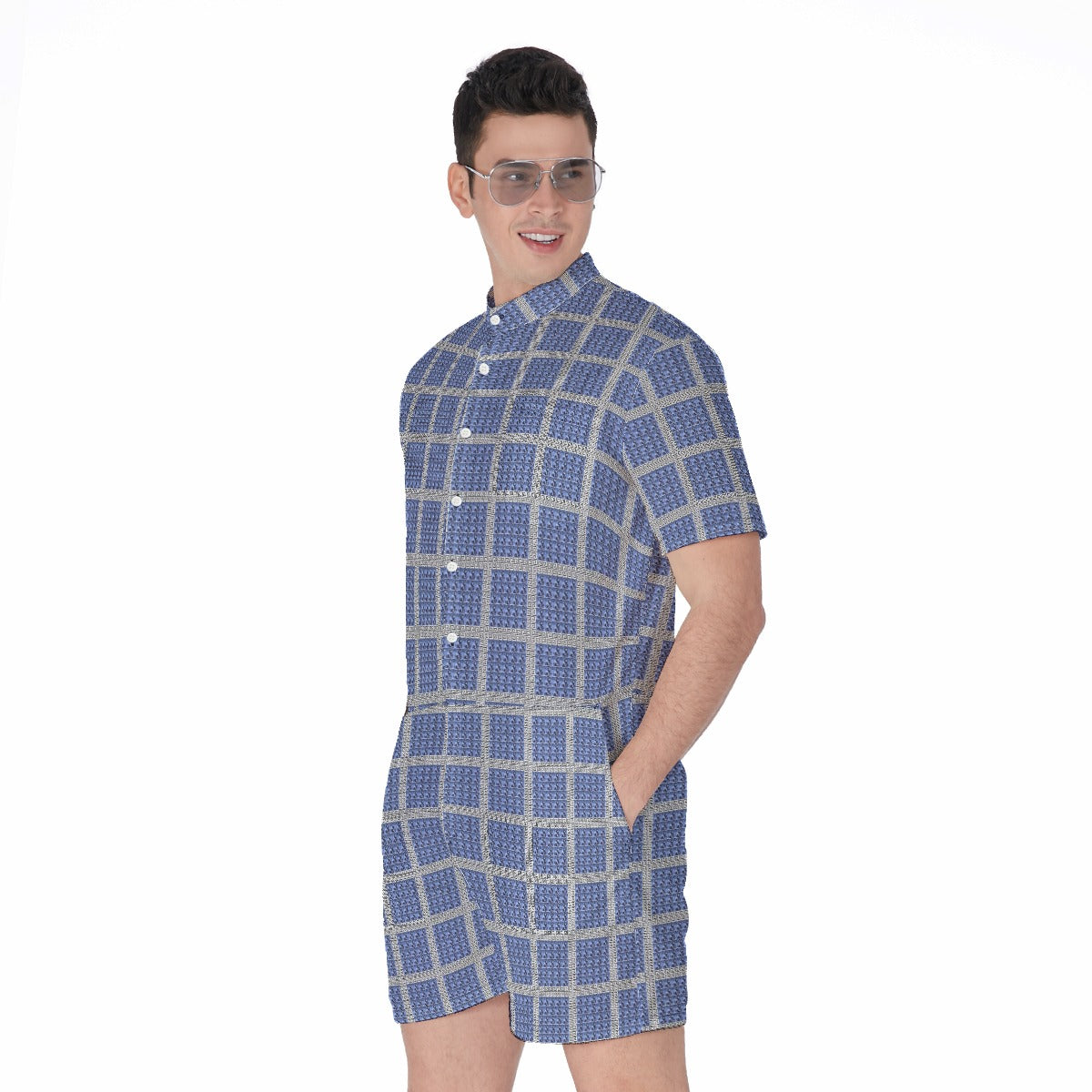 All-Over Print Men's Rompers