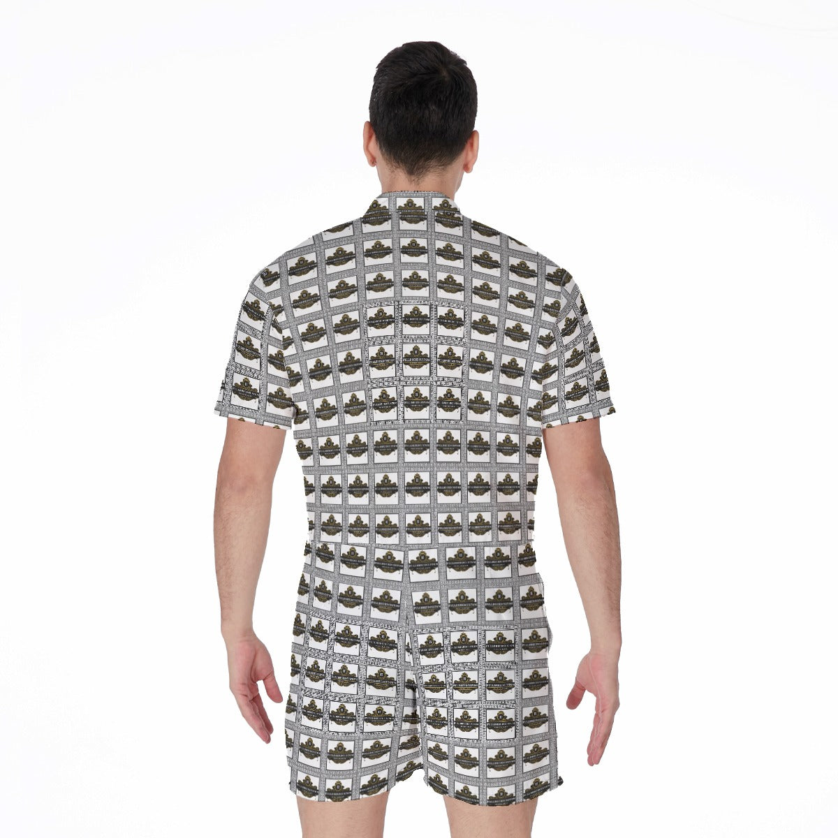 All-Over Print Men's Rompers