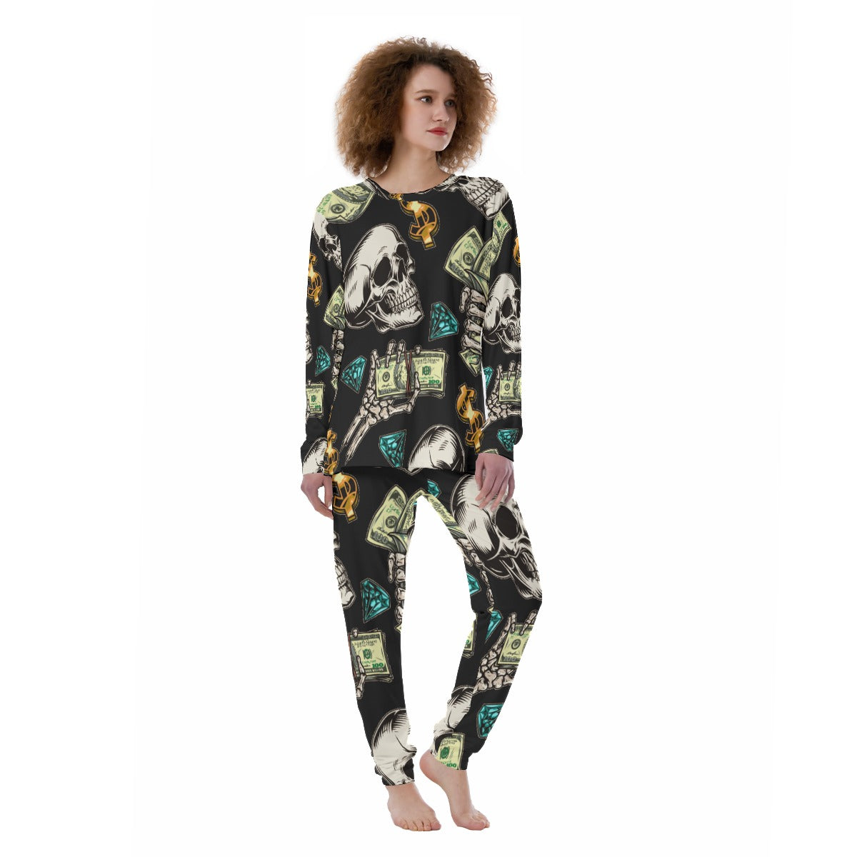 fullbreedboutique Print Women's Pajamas | 190GSM Cotton