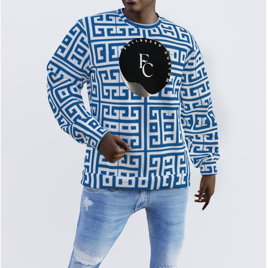 All-Over Print Men's Sweater