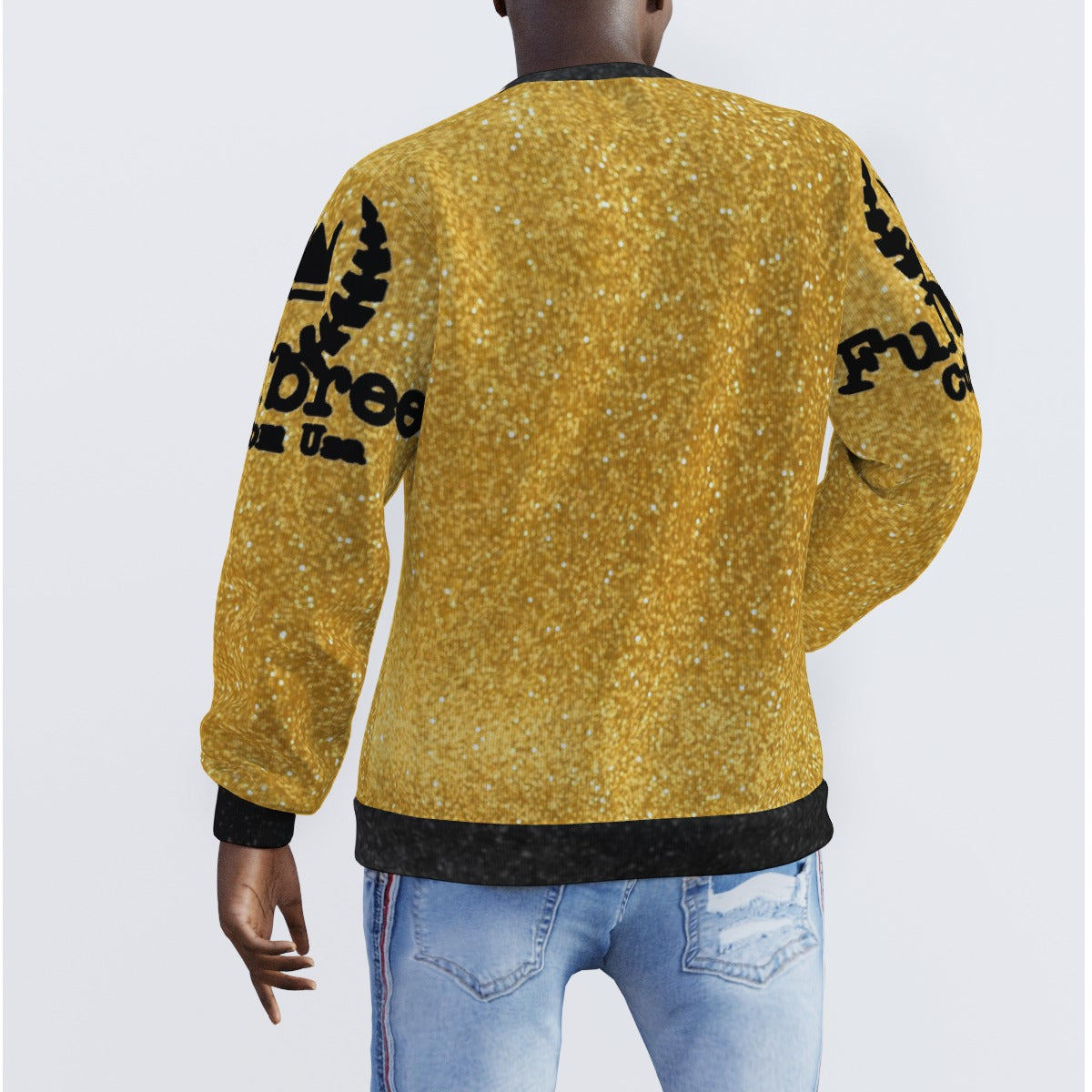 All-Over Print Men's Sweater