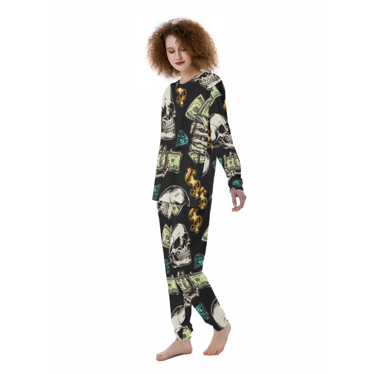 fullbreedboutique Print Women's Pajamas | 190GSM Cotton