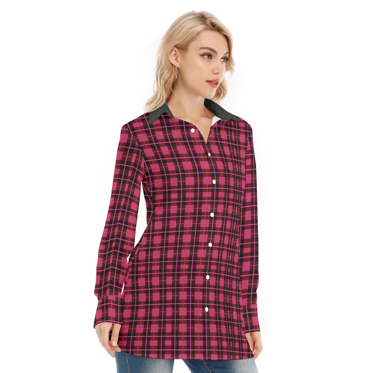 All-Over Print Women's Long Shirt