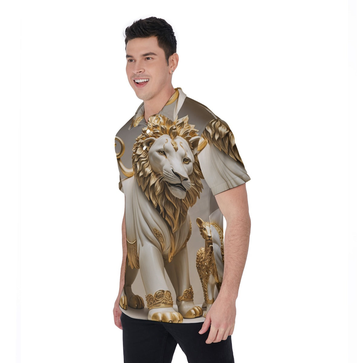 All-Over Print Men's Polo Shirt