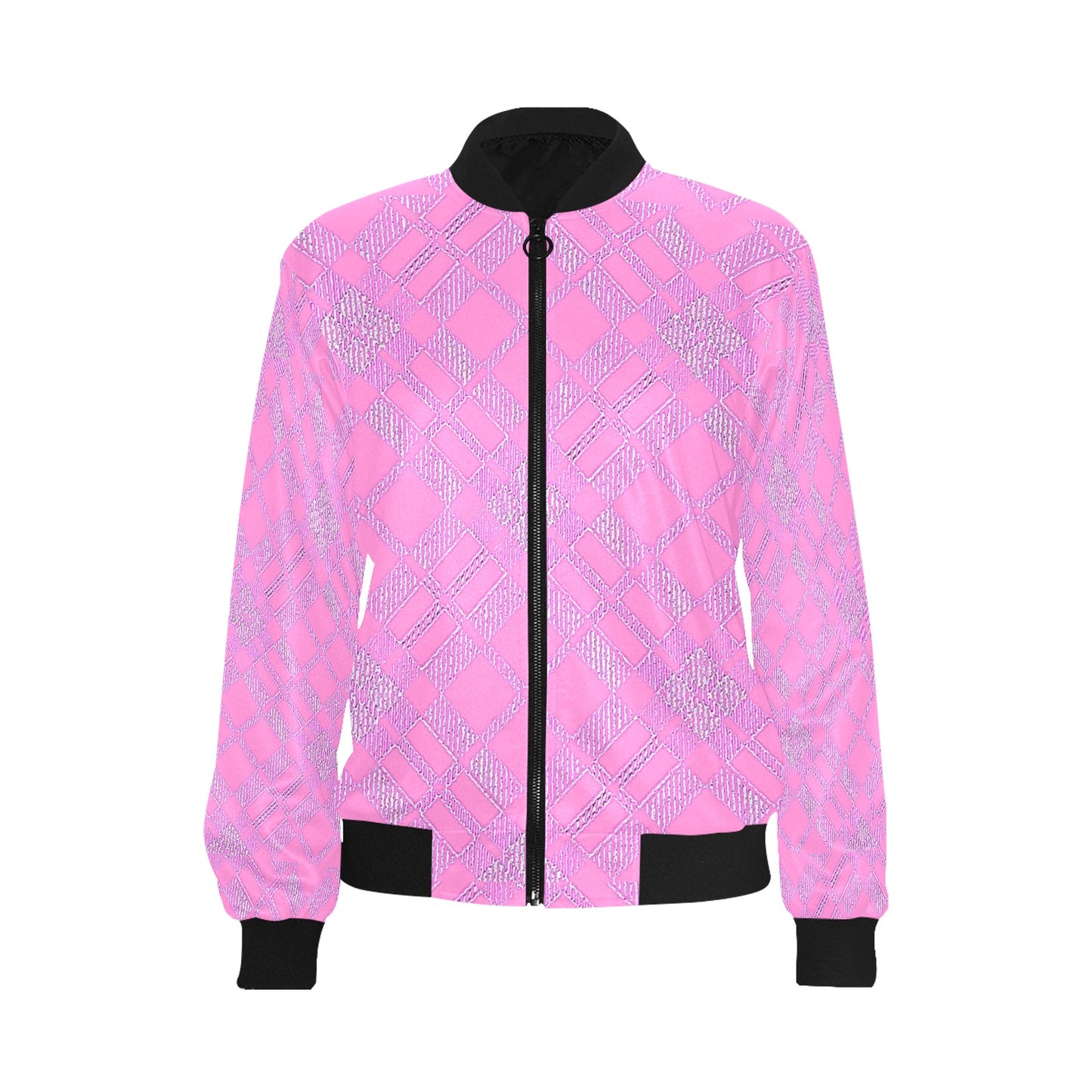 fullbreedboutique Women's All Over Print Bomber Jacket(Model H36)