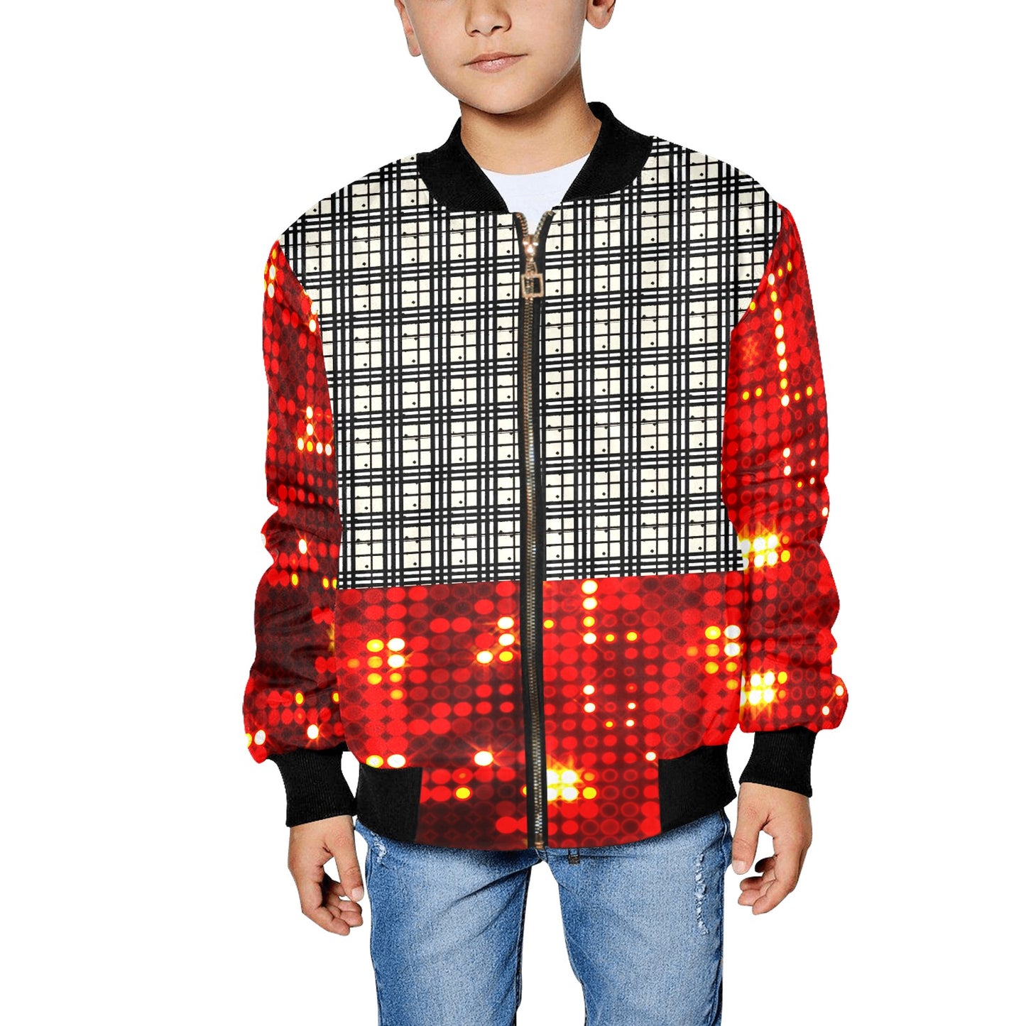 Fullbreedboutique Kid's All Over Print Bomber Jacket(ModelH40)