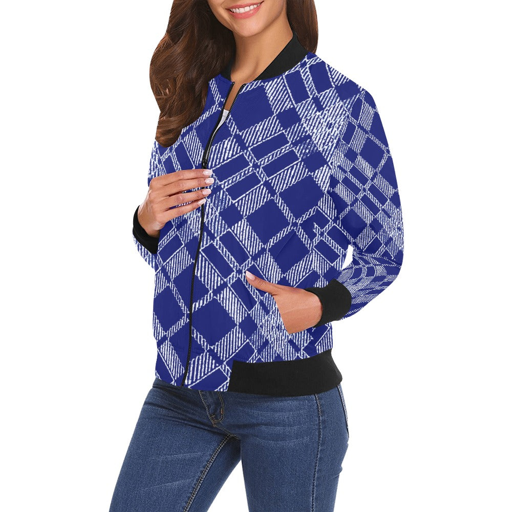 fullbreedboutique Print Bomber Jacket for Women ( H19)