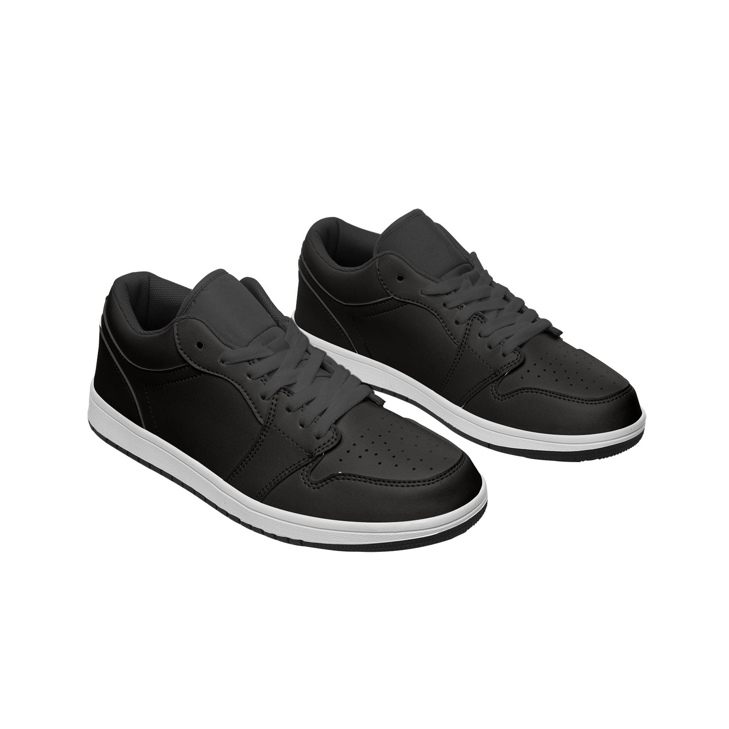 fullbreedboutique Unisex Low Top Leather Sneakers