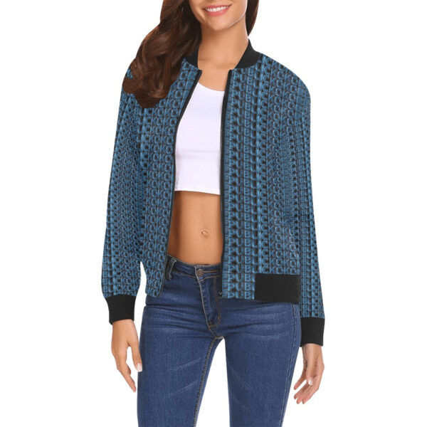 fullbreedboutique Print Bomber Jacket for Women ( H19)