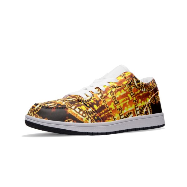 fullbreedcustom Unisex Low Top Leather Sneakers