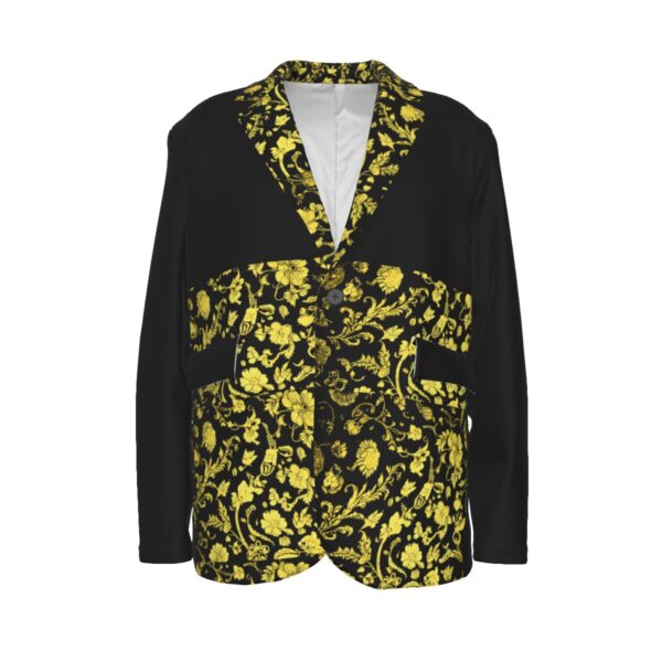 Fullbreedbout Men's Casual Cotton Blazer with Flat Lapel Collar | 245GSM | Stylish & Comfortable