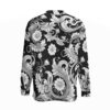 Fullbreedboutique Print New Men'S Business Long-Sleeved Imitation Linen Shirt - Image 2