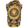 FullbreedCustom Print Men's Zipper-Up Sleeveless Hoodie - Image 2