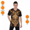 FullbreedCustom Print V-Neck T-Shirt - Image 6