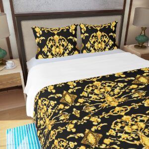FullbreedCustom Three Piece Duvet Bedding Set