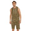 FullbreedBoutique Print Men's Sleeveless Vest And Shorts Set - Image 2