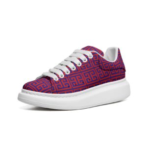 FullbreedCustom Unisex Non Slip Lace Up Faux Leather Sneakers