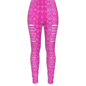 FullbreedBoutique Print Women's Ripped Leggings