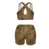 FullbreedBoutique Print Women's Sports Bra Suit - Image 2