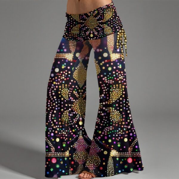 FullbreedBoutique Print Women's High Waist Wide Leg Pants