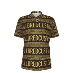 FullbreedBoutique Print Men's Polo Collar Jersey