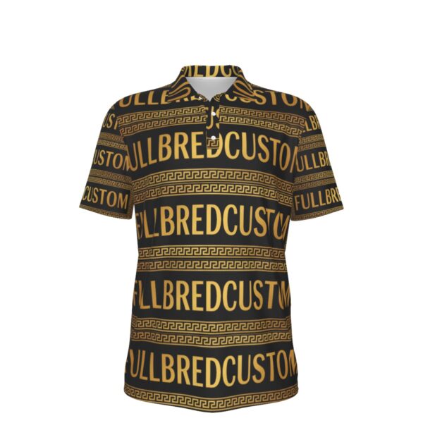 FullbreedBoutique Print Men's Polo Collar Jersey