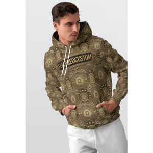 FullbreedBoutique Print Men's Thicken Pullover Hoodie