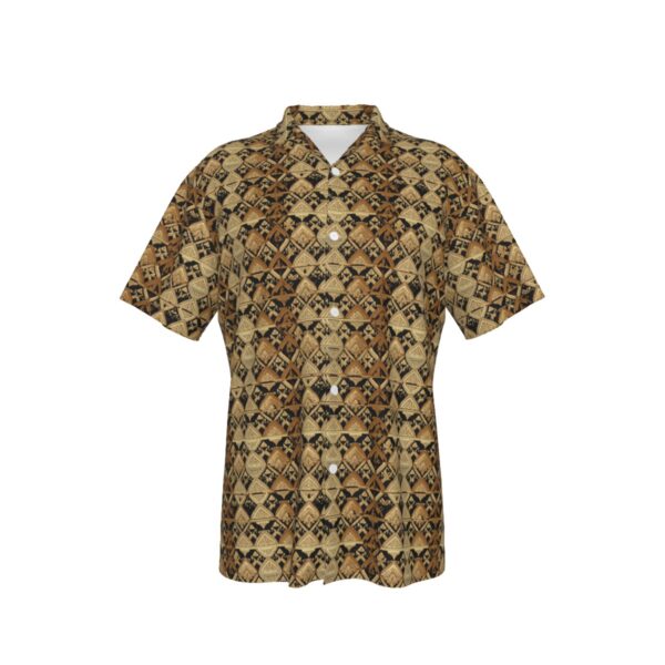 FullbreedBoutique Print Men's Hawaiian Shirt With Button Closure |115GSM Cotton poplin