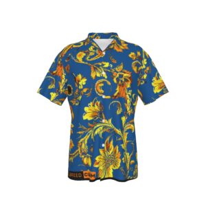 FullbreedCustom  Print Men's Hawaiian Shirt With Pocket