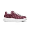 Bellabreed Unisex Non Slip Lace Up Faux Leather Sneakers - Image 3