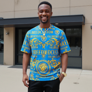 All-Over Print Unisex Drop-shoulder T-shirt|180GSM